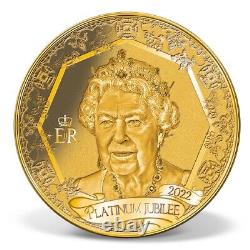 Queen Elizabeth II Platinum Jubilee Solid Gold (1/200 oz.)Commemorative Coin