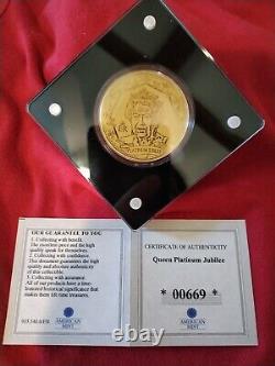 Queen Elizabeth II Platinum Jubilee Solid Gold (1/200 oz.)Commemorative Coin