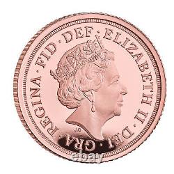 RARE Queen Elizabeth II 2022 Platinum Jubilee 4-Coin Gold Sovereign PF70 Set