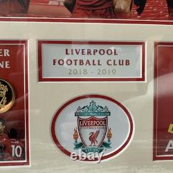 Rare LFC collectible commemorative limited edition 127/200 print inc gold coins