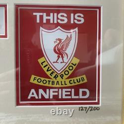 Rare LFC collectible commemorative limited edition 127/200 print inc gold coins