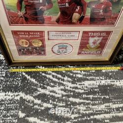 Rare LFC collectible commemorative limited edition 127/200 print inc gold coins Rare LFC collectible commemorative limited edition 127/200 print inc gold coins