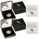 Set Of 2 2016-w $5 Us Gold 100th Anniv. National Park Service Proof & Unc With Ogp
