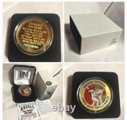 Shohei Ohtani Major No. 100 Home Run Commemorative Gold Coin 2022