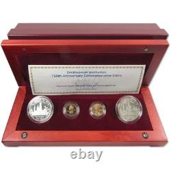 Smithsonian Institution Commemorative 4 Coin Set OGP COA SKUCPC0560