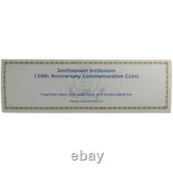 Smithsonian Institution Commemorative 4 Coin Set OGP COA SKUCPC0560