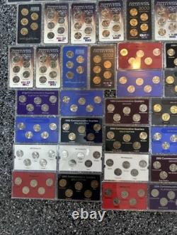 State Commemorative Quarters 1999-2002 Statehood Gold & Platinum Coins Lot Of 52