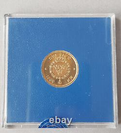Sweden/Sweden 1992, 1000 Kronor Gold, Commemorate King Gustav III, BU