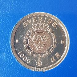 Sweden/Sweden 1992, 1000 Kronor Gold, Commemorate King Gustav III, BU