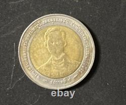 Thai coin commemorating the 50th anniversary of King Bhumibol's reign / 5