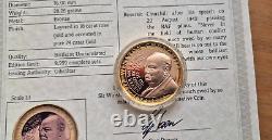 The 2015 Winston Churchill Inspiration To A Nation 5 Coin Collection Gold Set