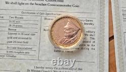 The 2015 Winston Churchill Inspiration To A Nation 5 Coin Collection Gold Set