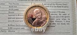 The 2015 Winston Churchill Inspiration To A Nation 5 Coin Collection Gold Set