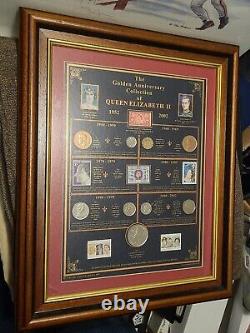 The Golden Anniversary Coin Collection Of Queen Elizabeth II Commemorative 2001