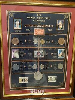 The Golden Anniversary Coin Collection Of Queen Elizabeth II Commemorative 2001