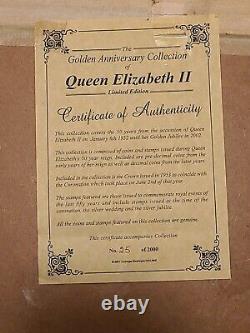 The Golden Anniversary Coin Collection Of Queen Elizabeth II Commemorative 2001