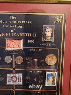 The Golden Anniversary Coin Collection Of Queen Elizabeth II Commemorative 2001