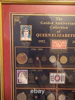 The Golden Anniversary Coin Collection Of Queen Elizabeth II Commemorative 2001