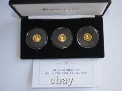 The Royal Birthdays Solid Gold Coin Collection Limited Edition 299 3 Coins