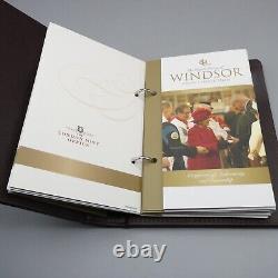 The Royal House Of Windsor Gold Plated Coin Collection Boxed coa x24 All Perfect