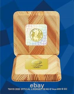 Tokyo 2020 Olympic Commemorative 10,000 yen GOLD Coin Victory Glory Mind Body JP