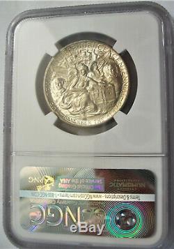 Toned NGC, MS65+, 1934 Texas Commemorative Half Dollar Coin with Golden Toning