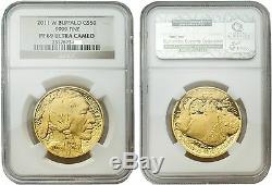 USA 2011-W Buffalo 50 Dollars Gold 1 oz Coin NGC PF-69
