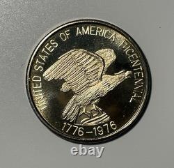 USA George Washington. 500 Fine Gold Bicentennial Commemorative Coin 1776-1976