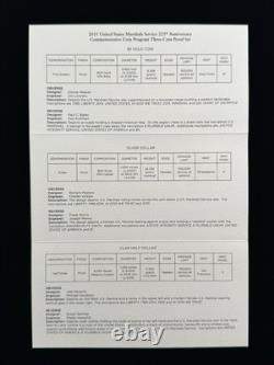 US Gold Coin 8.3g 90% Gold 2015 US Marshalls 225th Commemorative Coin Program