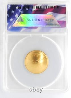 US Mint 2014-W $5 Gold Baseball Commemorative ANACS Certified MS70 Slabbed Coin