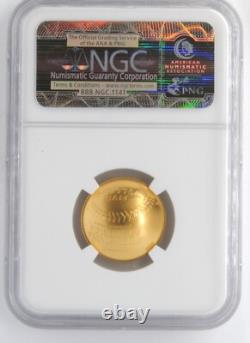 US Mint 2014-W $5 Gold Baseball Commemorative NGC MS70 David Ortiz Coin