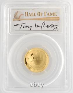 US Mint 2014-W $5 Gold Baseball Commemorative PCGS PR70DCAM Tony La Russa Signed