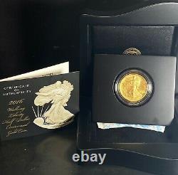 US Mint 2016 Walking Liberty Half Dollar Centennial Gold Coin 1/2 OZT 9999 Pure