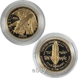 U. S. Constitution Commemorative 1987 W Choice Proof Gold $5 Coin