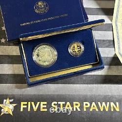 U. S Mint 1987 Constitution We the People 2-Coin Proof Set
