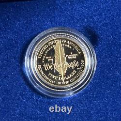 U. S Mint 1987 Constitution We the People 2-Coin Proof Set
