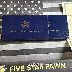 U. S Mint 1987 Constitution We the People 2-Coin Proof Set