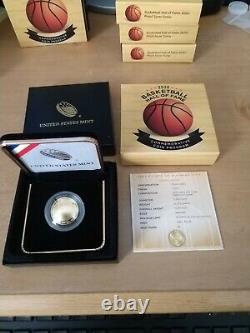 U. S. Mint Basketball Hall of Fame 2020 Gold Proof Coin