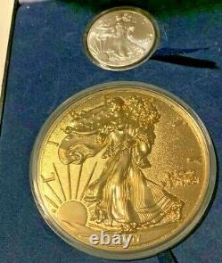 United States Commemorative Gallery Half Pound Gold Enriched Coin with COA