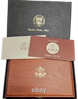 United States Mint 1983-1984 Olympic 6 Coin Set Uncirculated (2) $10 Gold Coins