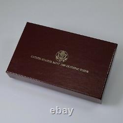 United States Mint 1988 Olympic Coin 4 Coin Set Gold & Silver OGP