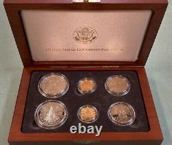 United States Mint 1989 Congressional Coins 6 Coin Set Gold & Silver OGP