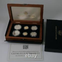 United States Mint 1994 World Cup 6 Coin Set Gold & Silver OGP