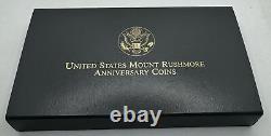 United States Mount Rushmore 1991-P $5 Gold Commemorative Proof Coin with Box COA