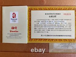 Welcome to Beijing Commemorative Medallion Set, 6 Gold Plated