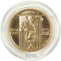 XXV Olympiad Commemorative 1992 W BU Choice Uncirculated Gold $5 Coin
