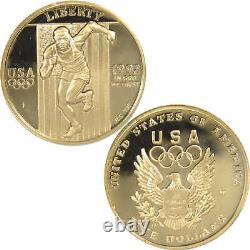 XXV Olympiad Commemorative 1992 W Choice Proof Gold $5 Coin