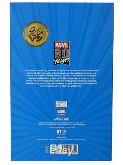 X-Men Animated 24-Carat Gold Plated Commemorative Coin Complete Set Marvel